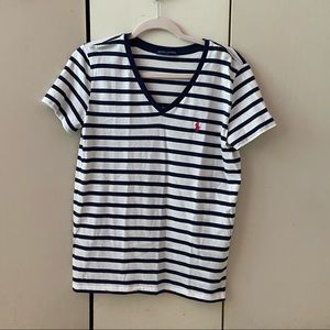 Polo Ralph Lauren striped v neck t-shirt
